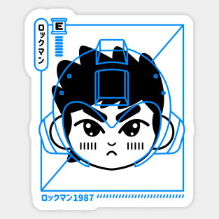 Cyber Helmet Rokkuman Sticker